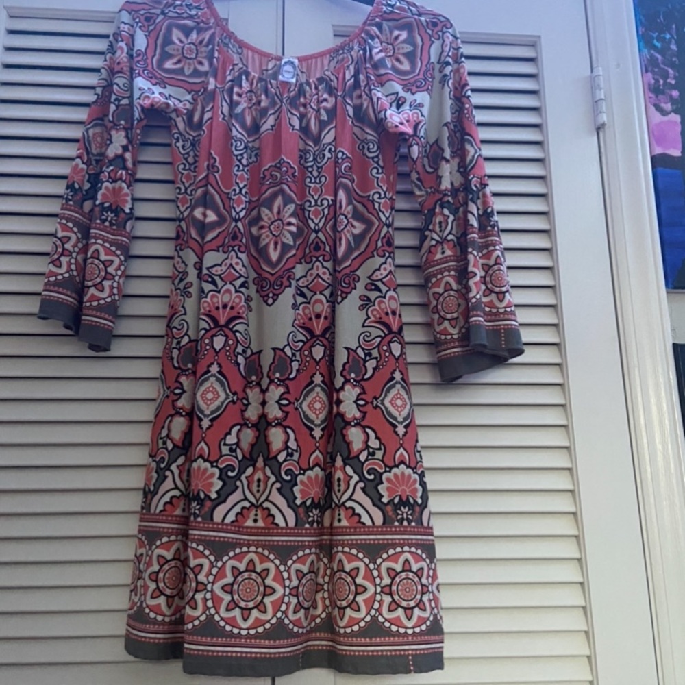 honeymo patterned dress